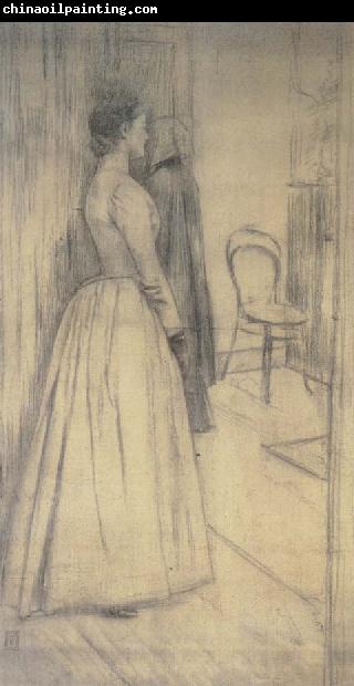 Fernand Khnopff Study of Marguerite Khnopff