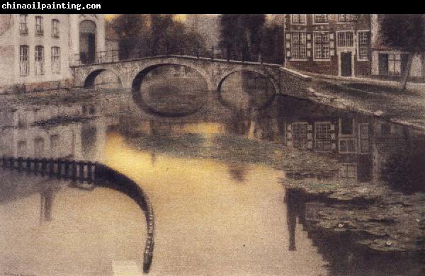 Fernand Khnopff Memory of Bruges,The Entrance of the Beguinage