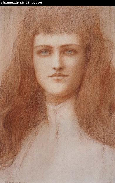 Fernand Khnopff Head of a Young Englishwoman