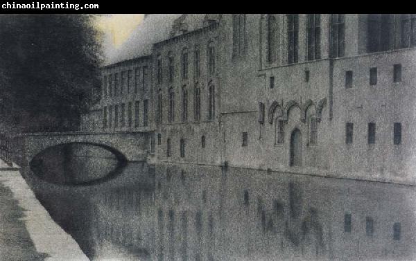 Fernand Khnopff memory of Flanders A canal