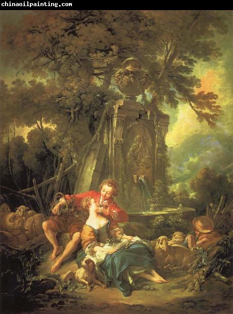 Francois Boucher An autumn Pastoral