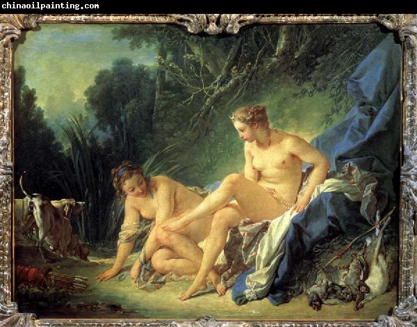 Francois Boucher Diana After Bathing