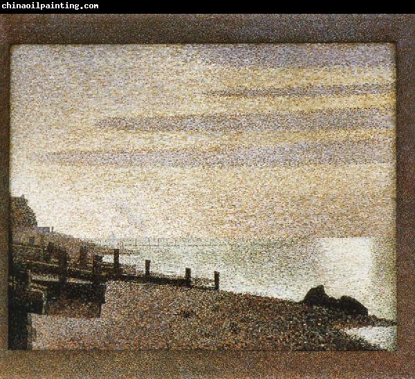 Georges Seurat Seine-s Dusk