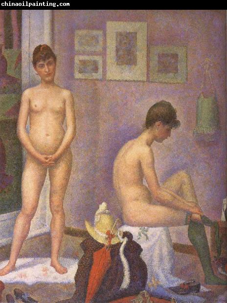 Georges Seurat The Post of Woman