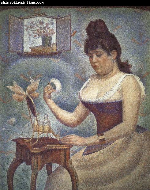 Georges Seurat Young Woman Powdering Herself