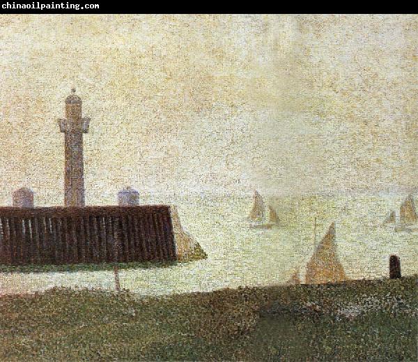 Georges Seurat End of the Seawall