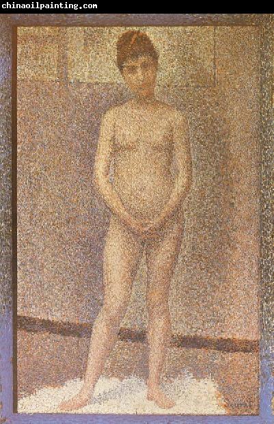 Georges Seurat A standing position of the Obverse