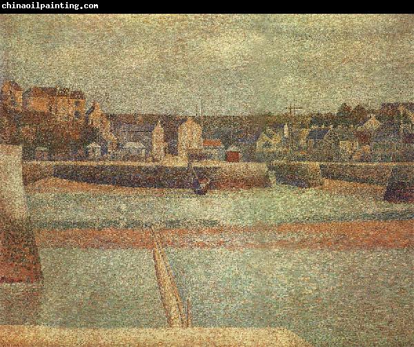 Georges Seurat The Reflux of Port en bessin