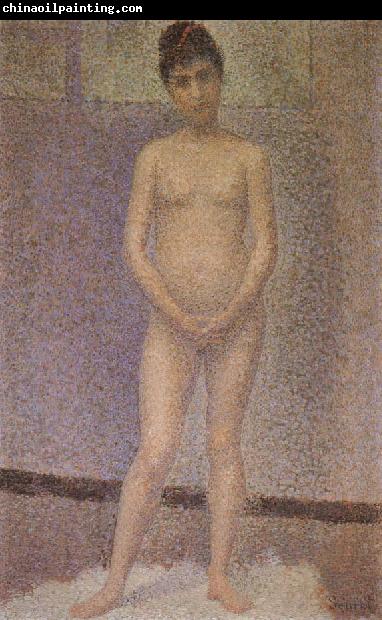 Georges Seurat A standing position of the Obverse