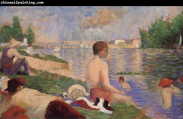 Georges Seurat Bathers