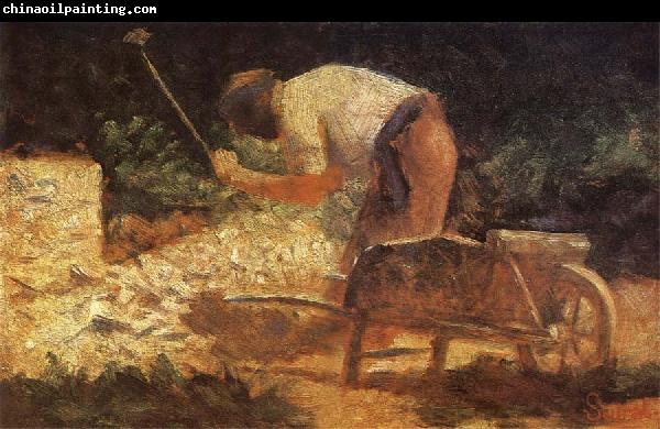 Georges Seurat The Worker Break up the Stone