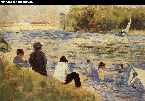 Georges Seurat Bathers