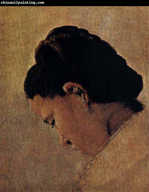 Georges Seurat Head Portrait of the Girl