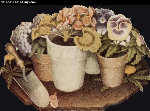 Grant Wood Cultivation of Flower