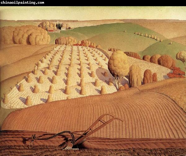 Grant Wood Landscape