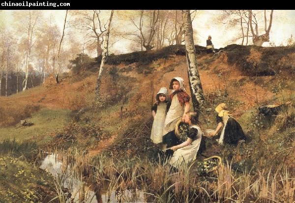 Hector Caffieri The Primrose Gatherers