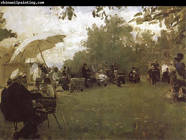 Ilya Repin At the Academy-s House in the Country