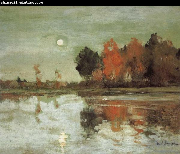 Isaac Ilich Levitan Twilight Moon-study