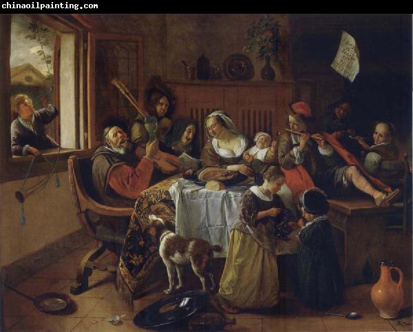 Jan Steen The Merry family