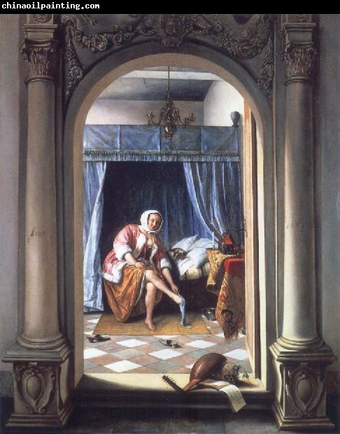 Jan Steen The toilet