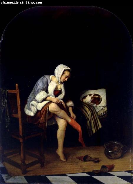 Jan Steen The Toilet