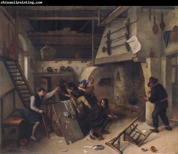 Jan Steen Card players quarrelling