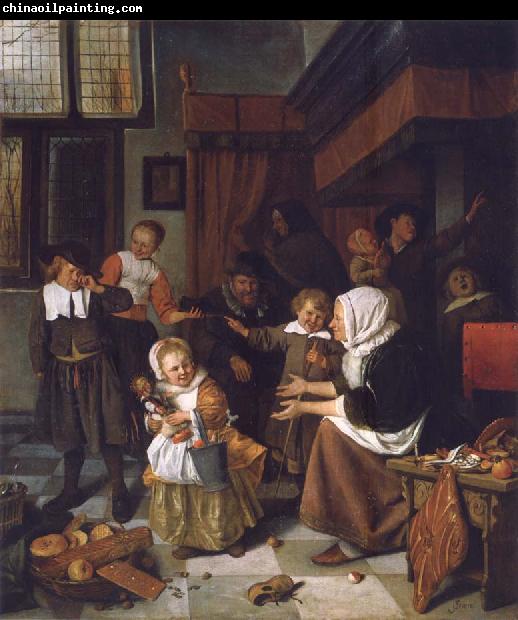 Jan Steen The Feast of St Nicholas