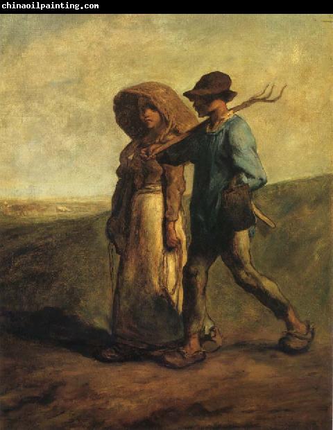 Jean Francois Millet Going to work