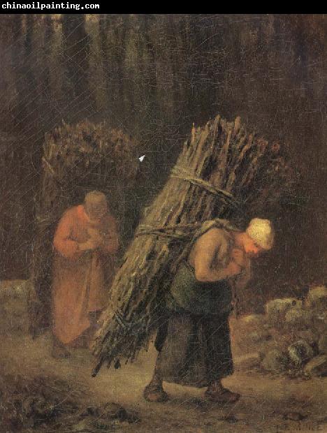 Jean Francois Millet Peasant Women Carrying Faggots