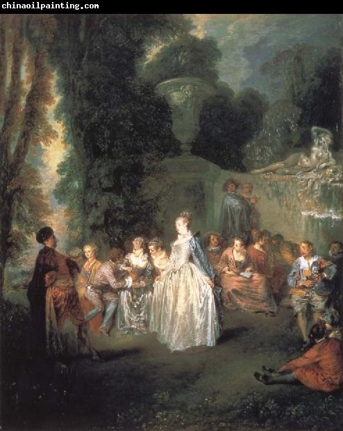 Jean-Antoine Watteau Wenetian festivitles