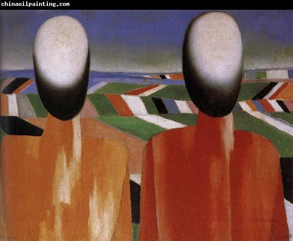 Kasimir Malevich Two Peasants