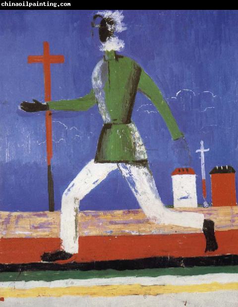 Kasimir Malevich The man running