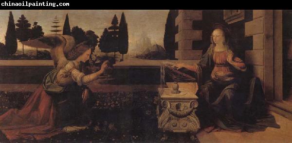 LEONARDO da Vinci The Annunciation