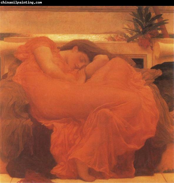 Lord Frederic Leighton Flaming June