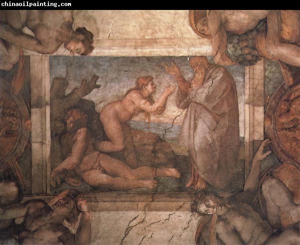 Michelangelo Buonarroti Die Erschaffung der Eva