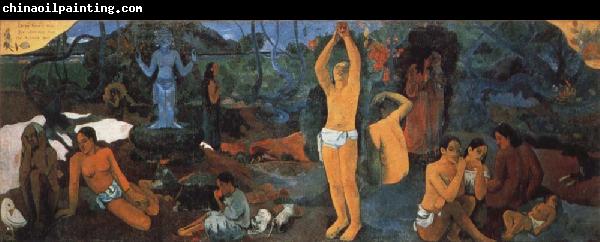 Paul Gauguin Wher kommen wir wer sind wir Wohin gehen wir