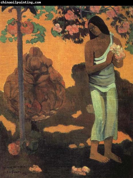 Paul Gauguin Woman Holding Flowers