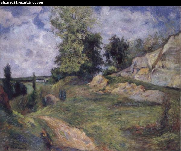 Paul Gauguin The Quarries of Le Chou near Pontoise