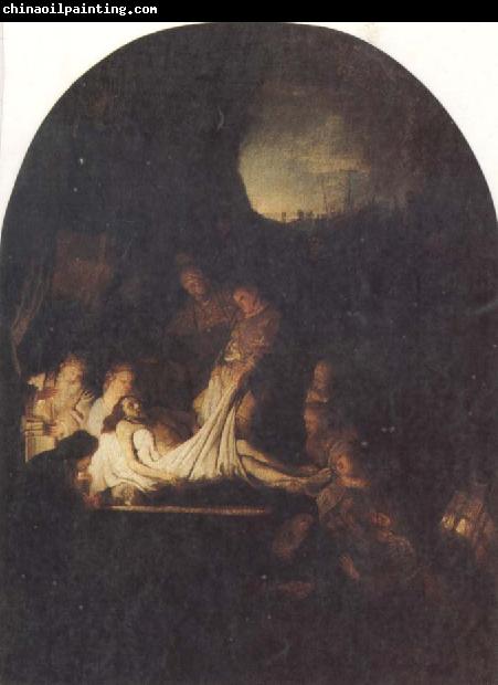 REMBRANDT Harmenszoon van Rijn The Entombent of Christ