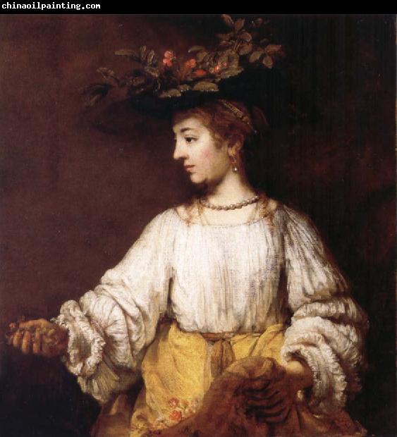 REMBRANDT Harmenszoon van Rijn Flora