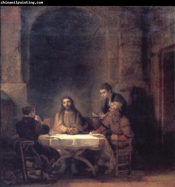 REMBRANDT Harmenszoon van Rijn The Risen Christ at Emmaus