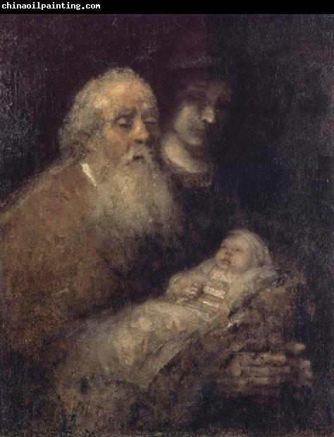 REMBRANDT Harmenszoon van Rijn Simeon with the Christ Child in the Temple