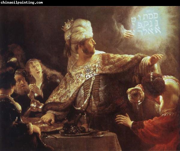 REMBRANDT Harmenszoon van Rijn Belshazzar-s Feast