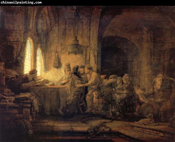 REMBRANDT Harmenszoon van Rijn The Parable of The Labourers in the vineyard