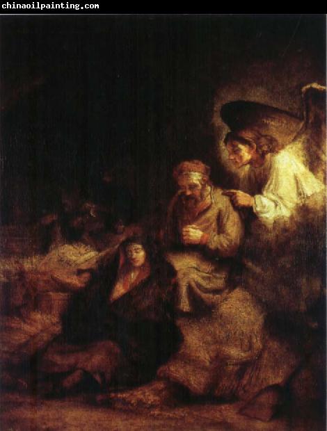 REMBRANDT Harmenszoon van Rijn The Dream of St.Joseph