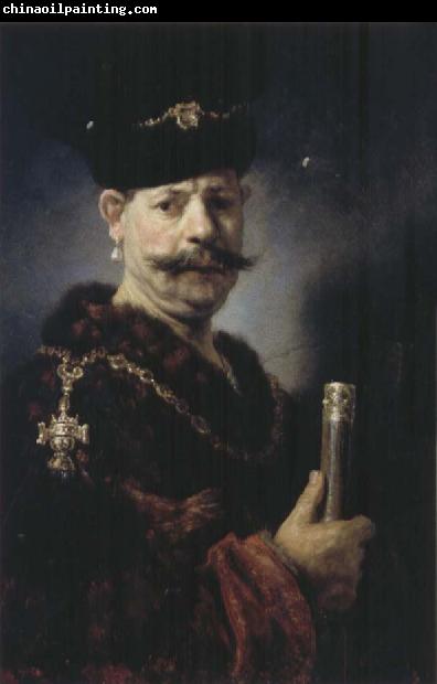 REMBRANDT Harmenszoon van Rijn The Polish Nobleman or Man in Exotic Dress