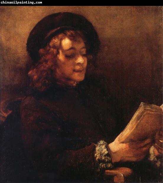 REMBRANDT Harmenszoon van Rijn Titus Reading