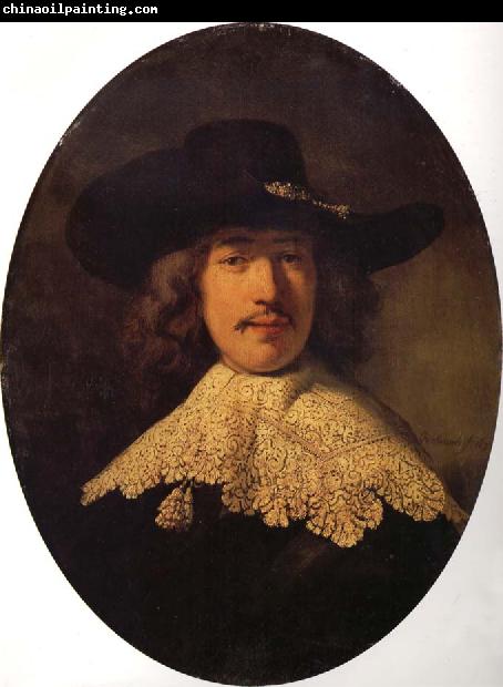 REMBRANDT Harmenszoon van Rijn Young Man With a Moustache