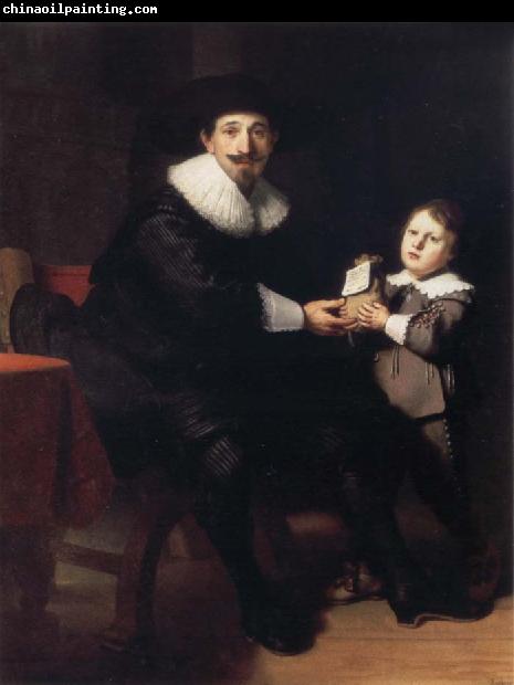 REMBRANDT Harmenszoon van Rijn Jean Pellicorne and His Son Casper