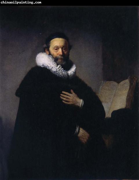 REMBRANDT Harmenszoon van Rijn Portrait of Johannes Wtenbogaert